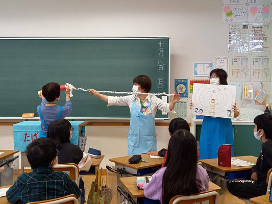 防煙教室を開催しました（守山市健康推進員連絡協議会）